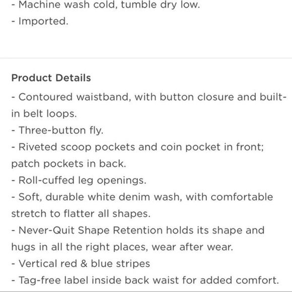 Old Navy Mid Rise Button-Fly Multi-Stripe Jean Shorts Size 14 - Picture 4 of 8